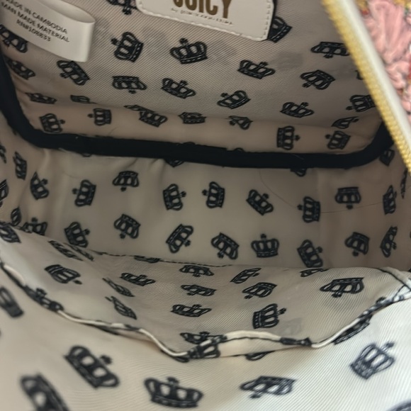 Juicy Couture Mini Backpack with removable pouch and bag scarf - Picture 4 of 7